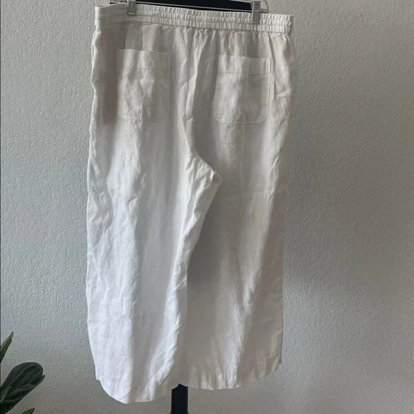 Talbots linen White Pants - Picture 5 of 14